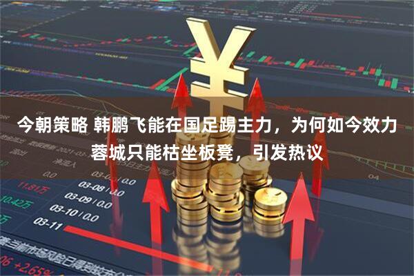 今朝策略 韩鹏飞能在国足踢主力，为何如今效力蓉城只能枯坐板凳，引发热议